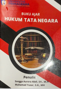 Buku Ajar Hukum Tata Negara