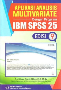 Aplikasi Analisis Multivariate dengan Program IBM SPSS 25 Edisi 9