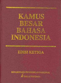 Kamus Besar Bahasa Indonesia Ed. 3