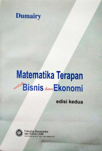 Matematika Terapan Untuk Bisnis dan Ekonomi Ed. 2