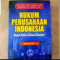 Hukum Perusahaaan Indonesia:Aspek Hukum Dalam Ekonomi